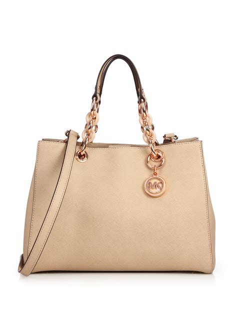 michael kors cynthia saffiano satchel uk|Michael Kors Satchel bags and purses for Women .